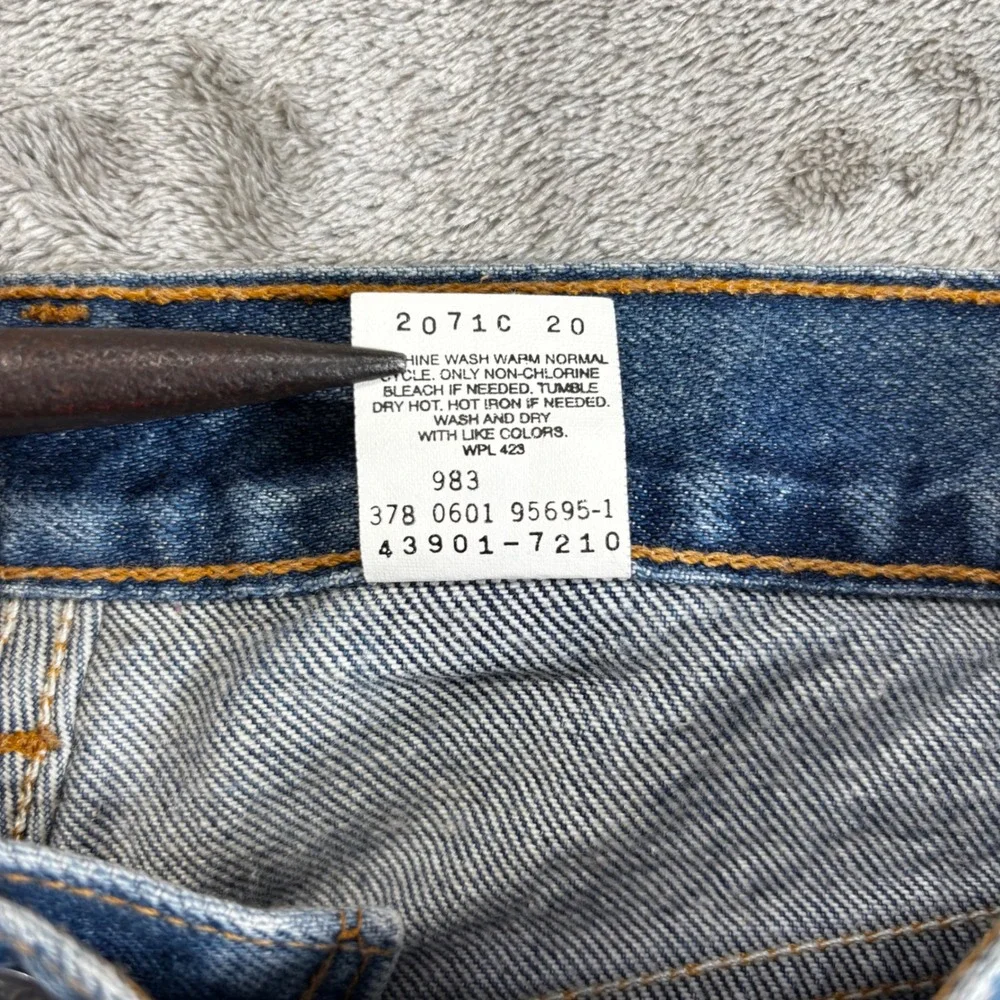 Levi's‎ 378 Y2K 2001 Relaxed Straight leg Jeans Mens 36x32 Blue Good Faded
